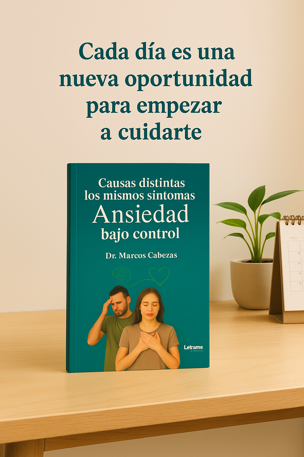 Libro “Causas distintas, los mismos síntomas – Ansiedad bajo control” – Dr. Marcos Cabezas