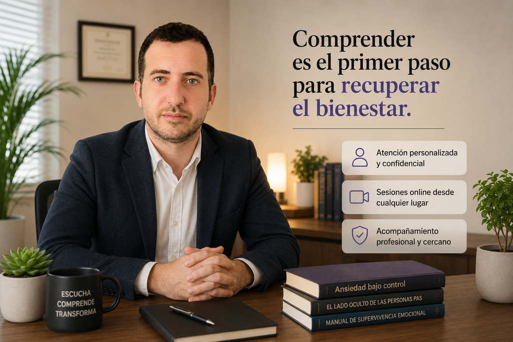 Consulta online de psicoterapia e hipnosis Clínica con el Dr. Marcos Cabezas